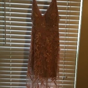 Pink Floral Gown